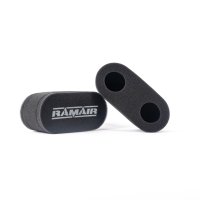Ramair Twin Inlet Motorcycle Carb Sock Foam Air Filter...